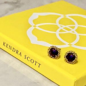 Kendra Scott Carly Purple Studs